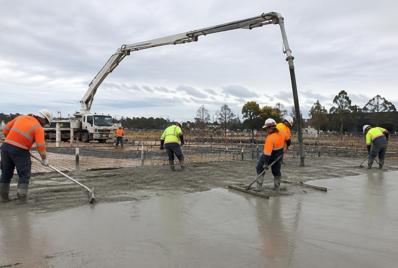Concrete works by Siza Civil