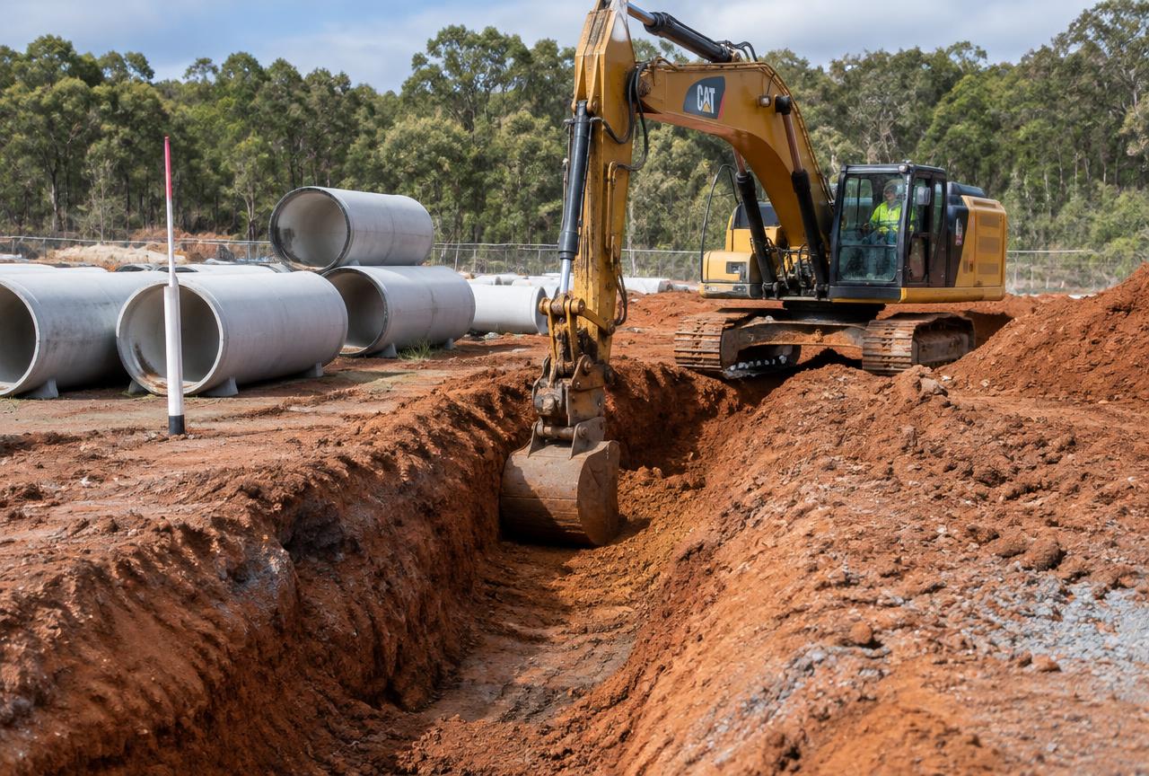 Excavation & Drainage works by Siza Civil